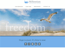 Tablet Screenshot of millenniumhope.com